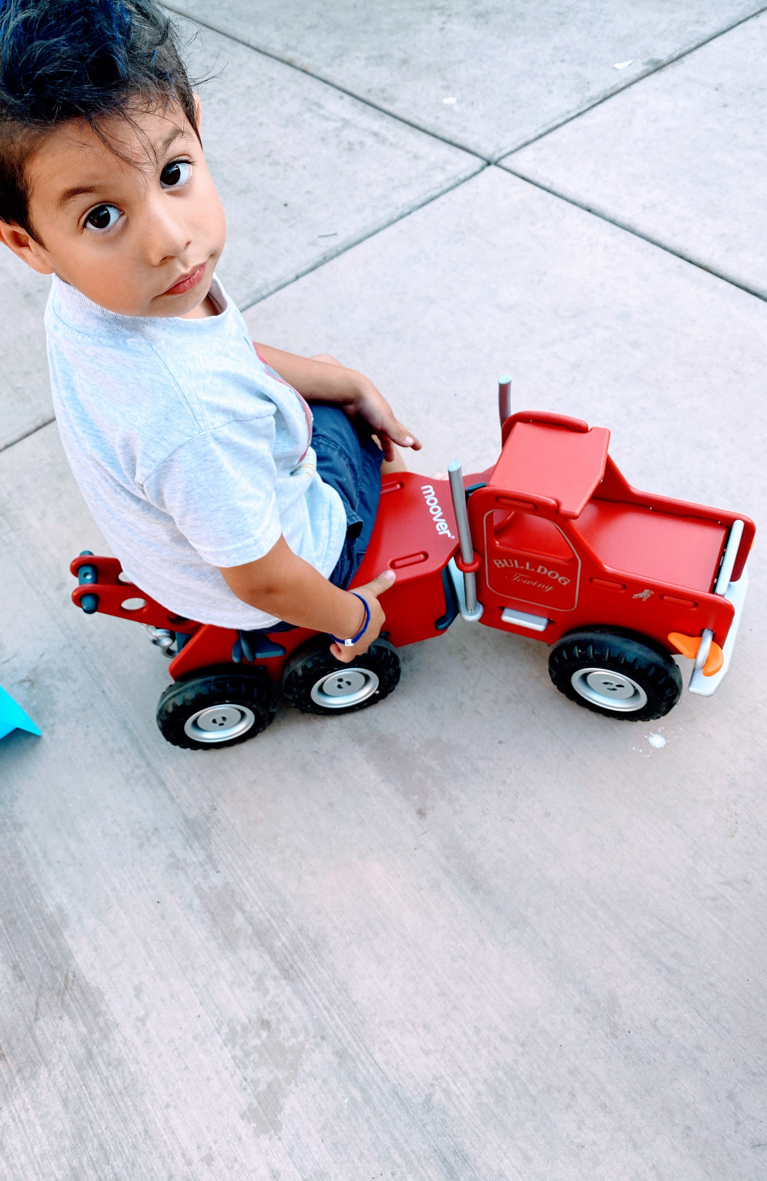 Mack Ride-On Truck Red