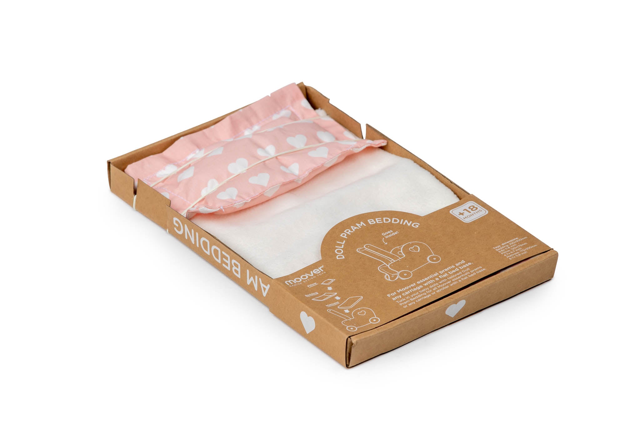 Essential beddings pram pink