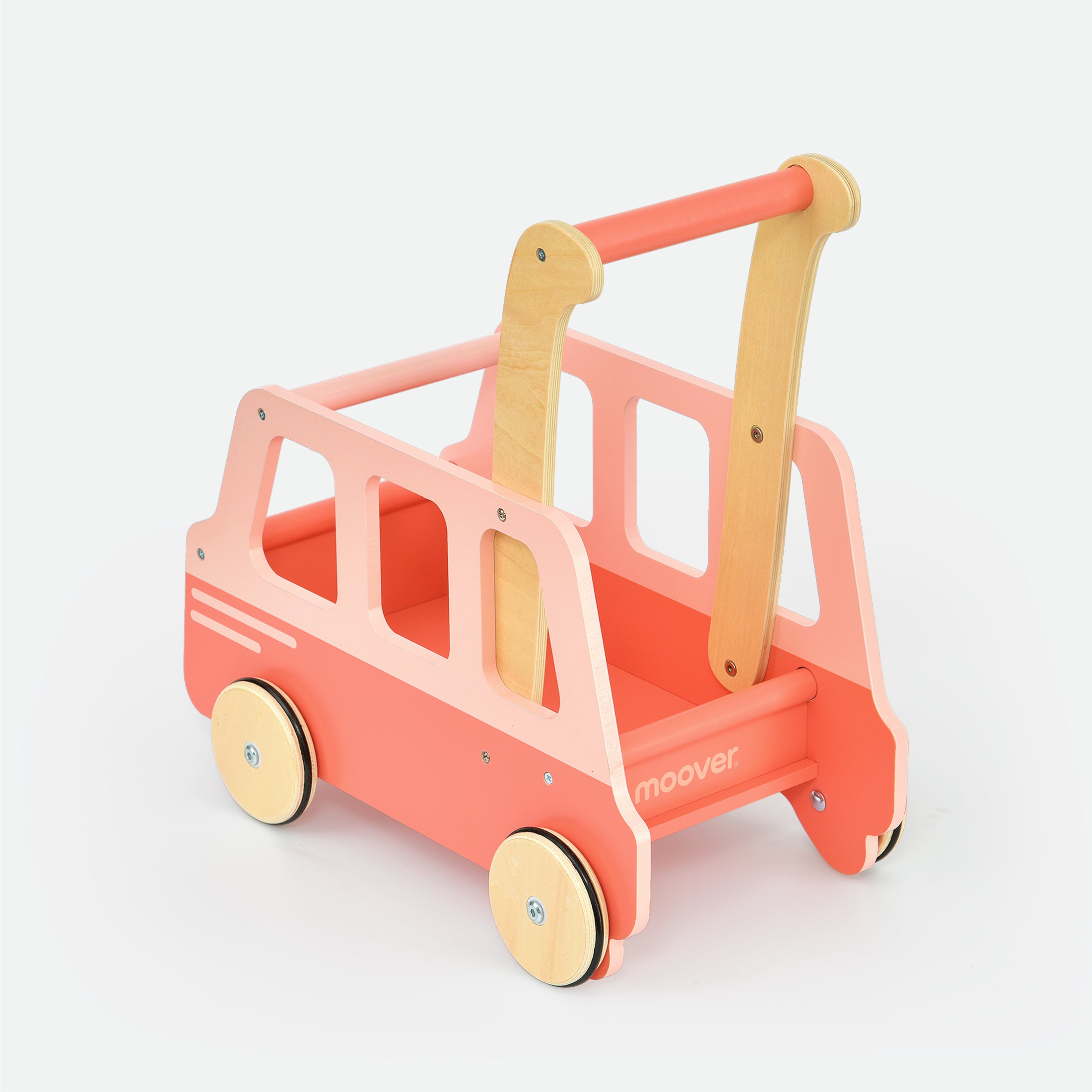 Push school bus Assembled pink