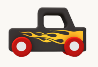 Mini Flame Car